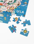 See the USA! Puzzle - 100 large pieces by Nolja Play