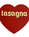 Lasagna Heart Sticker by The Silver Spider