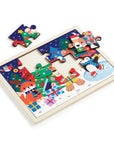 Festive Friends Wooden Tray Puzzle by Mudpuppy