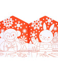 Christmas Coloring Book + Stickers