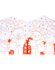 Christmas Coloring Book + Stickers
