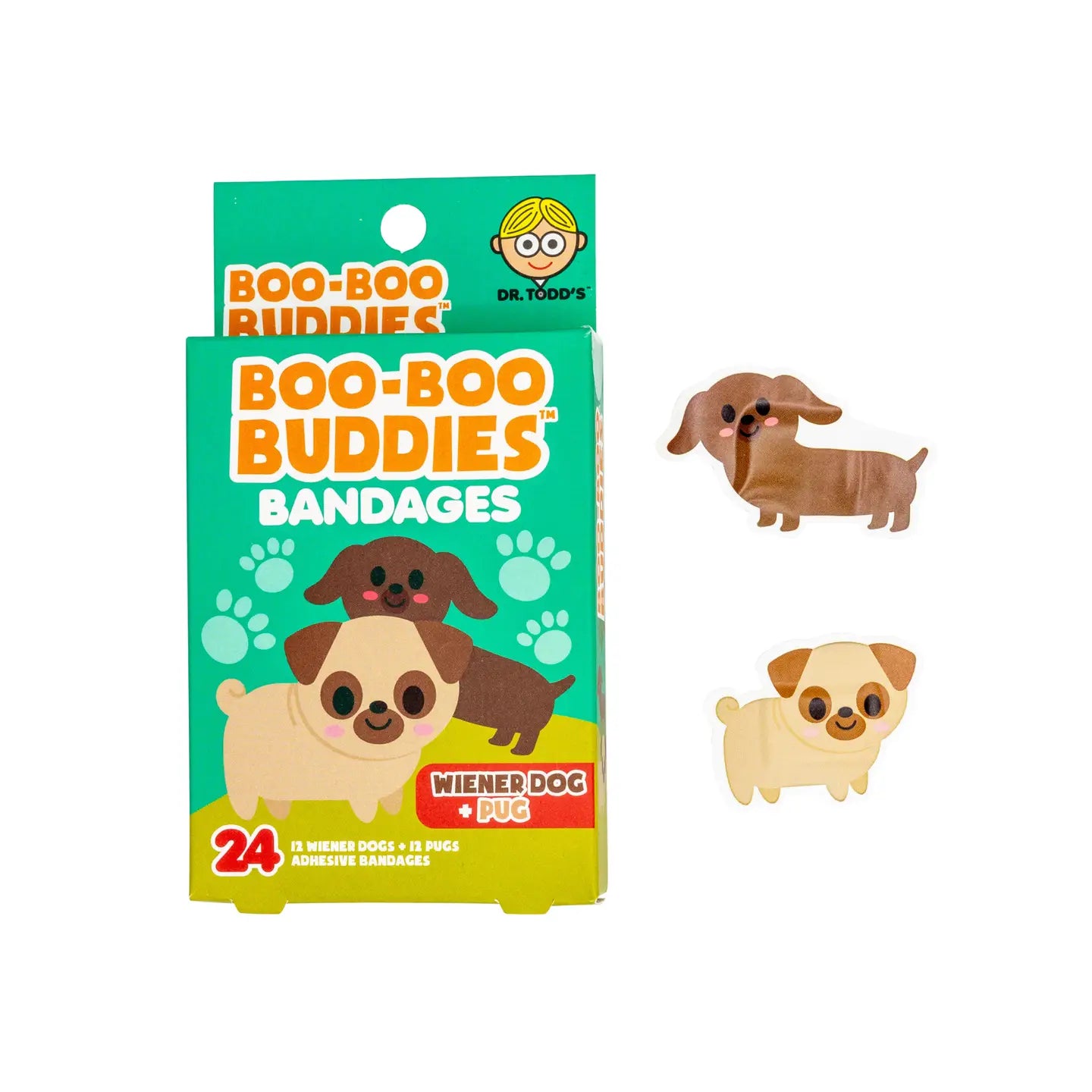 Wiener Dog and Pug Bandages by Boo-Boo Buddies