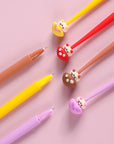 Mushroom Buddy Wiggle Gel Pen by BCmini