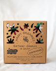Beeswax Raspberry Birthday Candles by Happy Organics