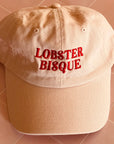 Lobster Bisque Foodie Adult Dad Hat by The Silver Spider