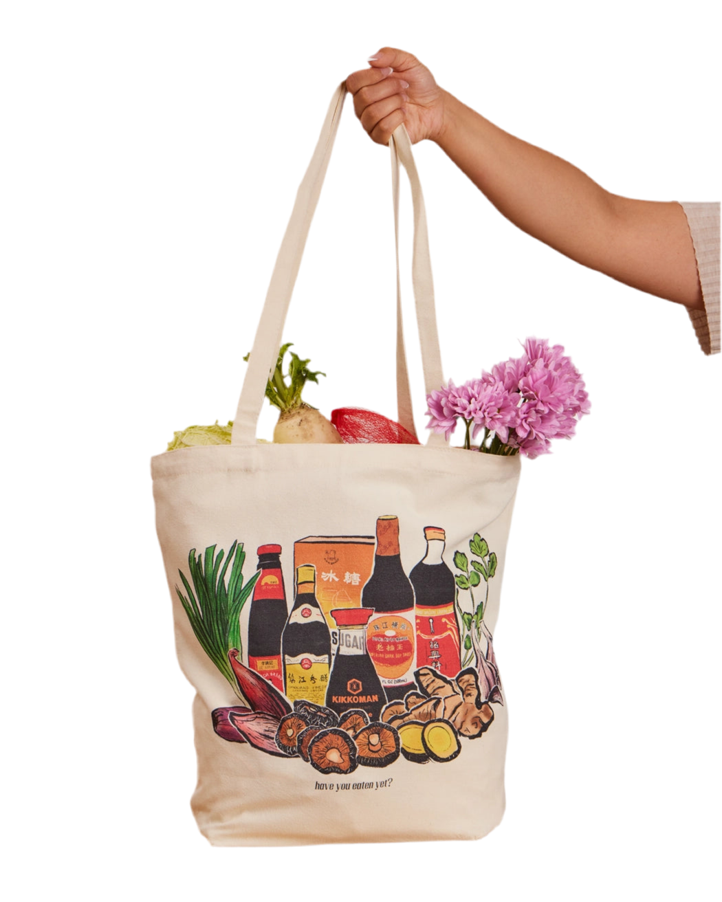 Asian Sauces Tote Bag by Menmin Made