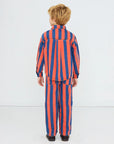 Red Stripes Denim Shirt