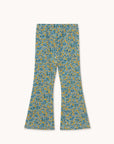 Flower Pattern Rib Pant