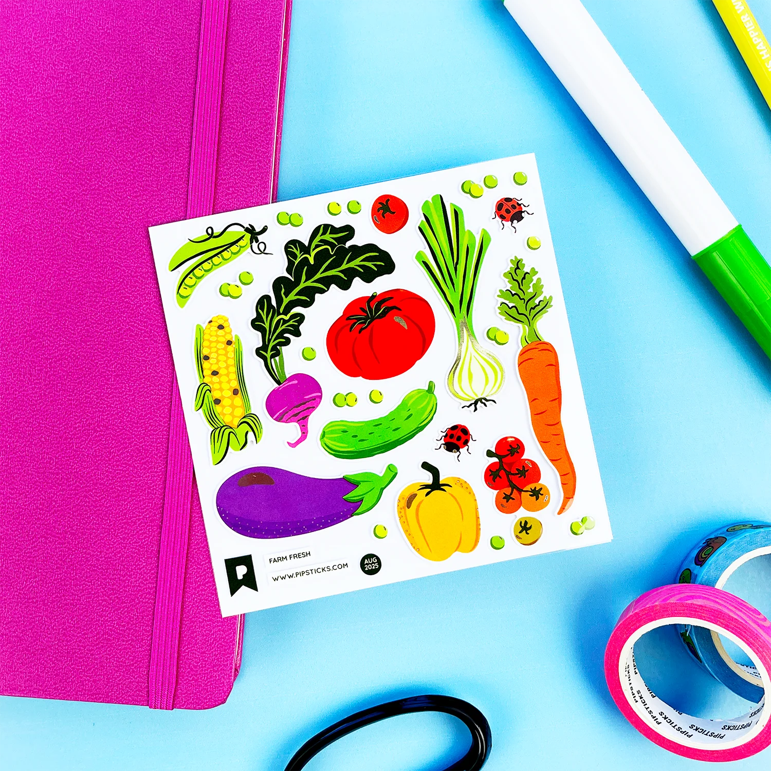 Farm Fresh Stickers by Pipsticks