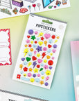 Cute Little Faces Puffy Stickers by Pipsticks