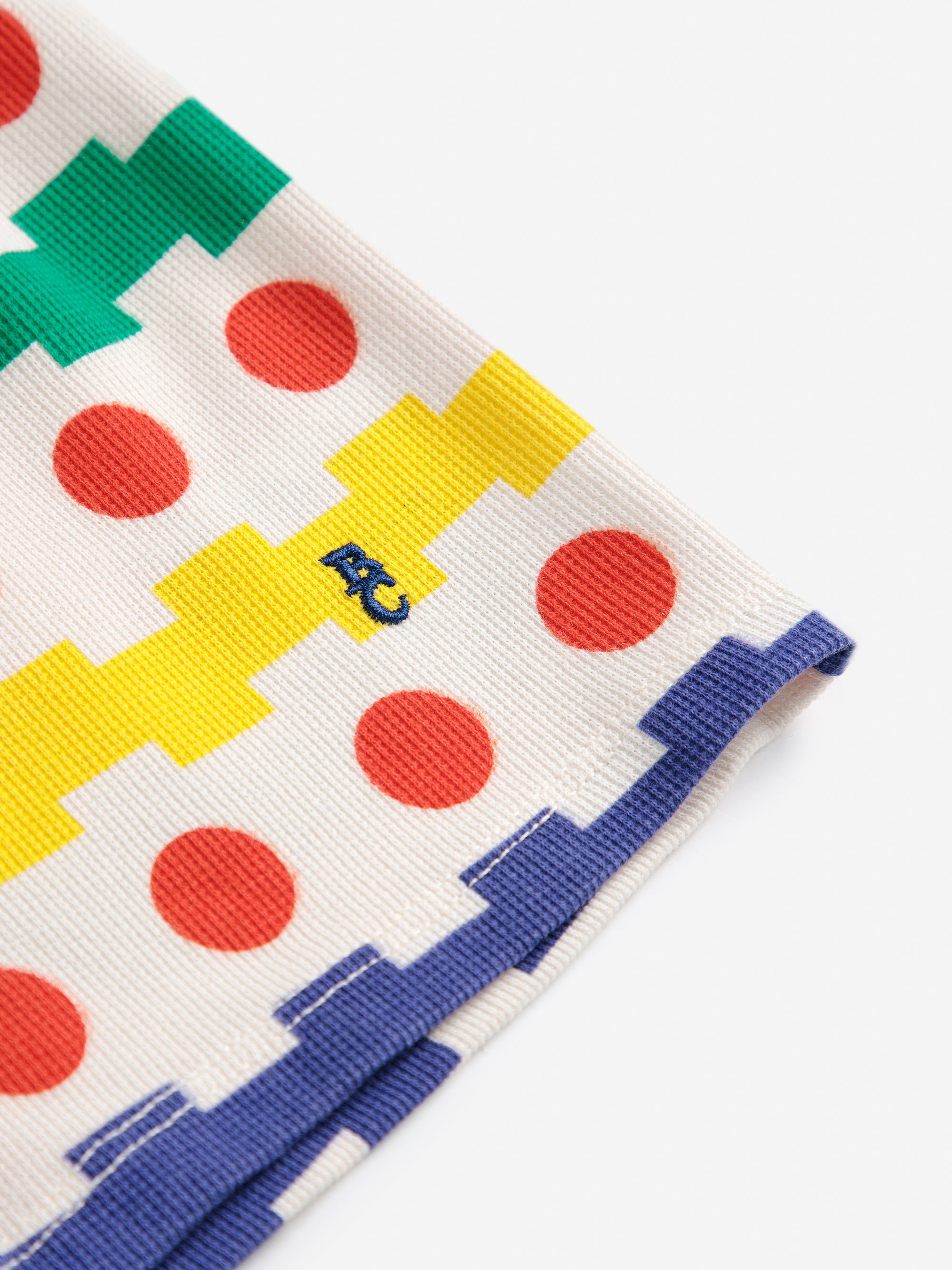 SALE Geometric All Over Waffle Shorts by Bobo Choses