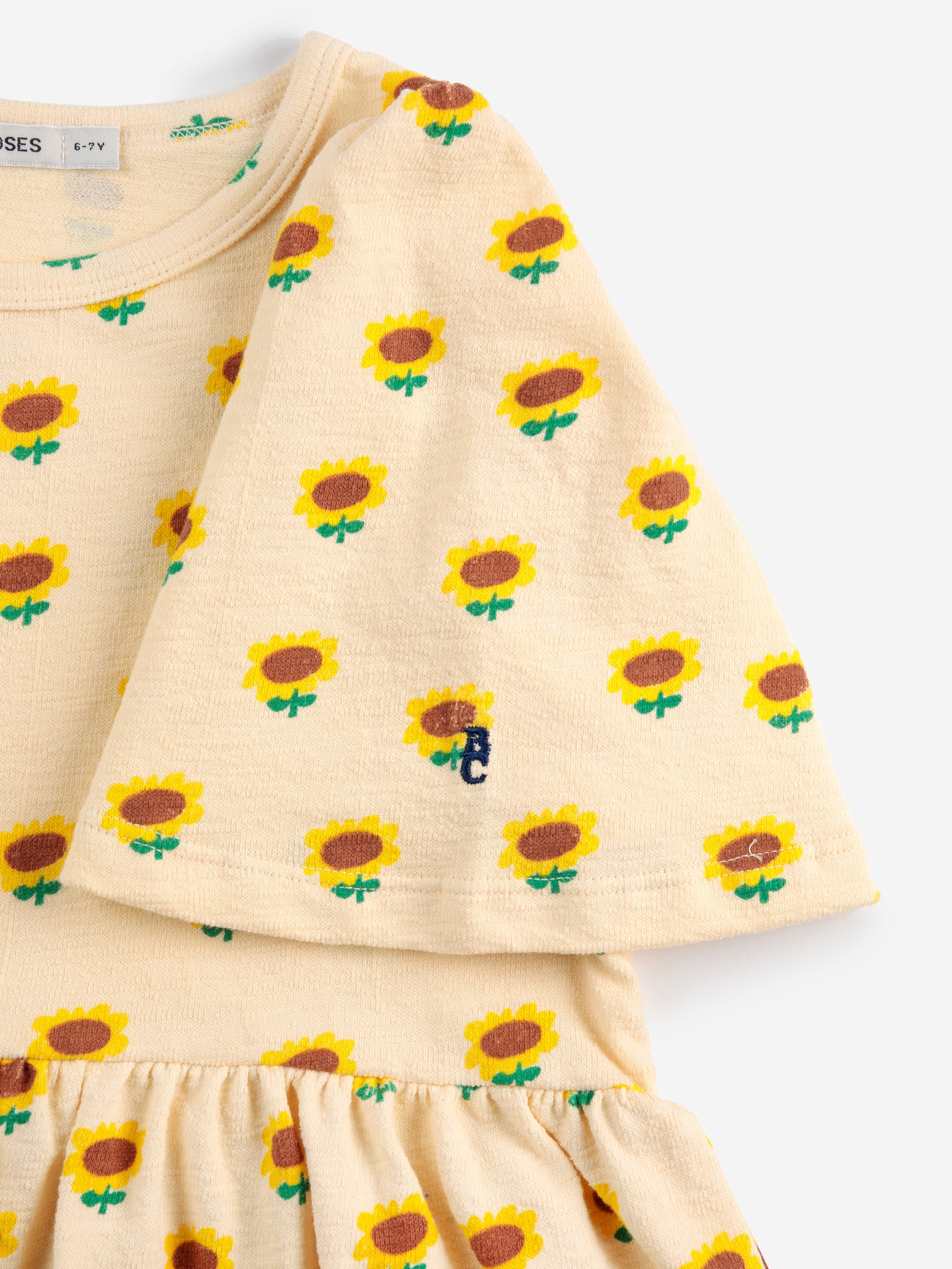SALE Sunflower All Over Dress by Bobo Choses