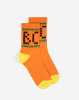 Orange & Stripes Short Socks 2-Pack