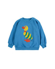 Baby Striped Duck Sweatshirt by Bobo Choses