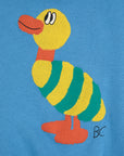Baby Striped Duck Sweatshirt by Bobo Choses