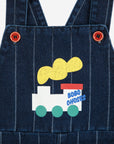 Baby Choo Choo Denim Dungaree by Bobo Choses