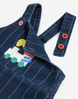 Baby Choo Choo Denim Dungaree by Bobo Choses
