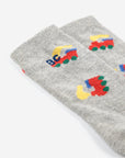 Baby Choo Choo All Over Long Socks by Bobo Choses