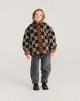 Almost Moiré All Over Sheepskin Jacket
