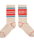 Red and Blue Pop Long Socks