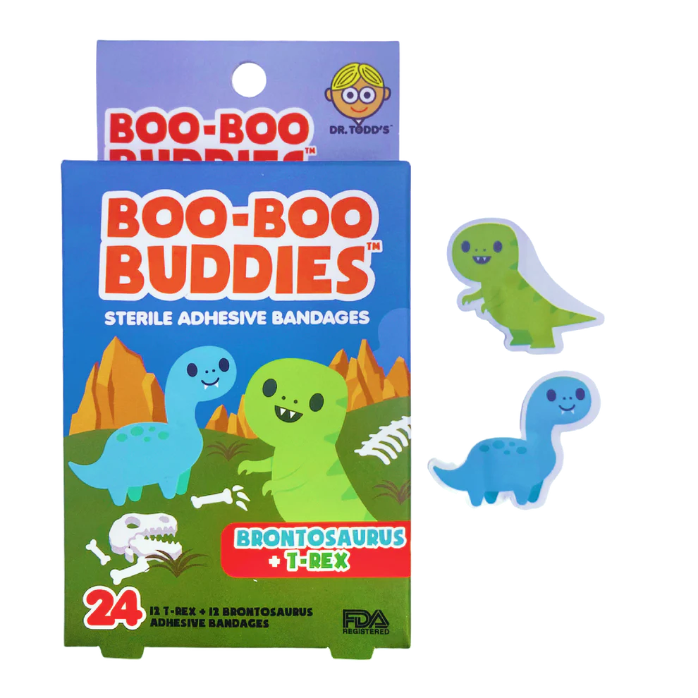 Brontosaurs and T-Rex Bandages by Boo Boo Buddies
