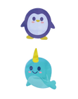 Narwhal and Penguin Bandages by Boo Boo Buddies