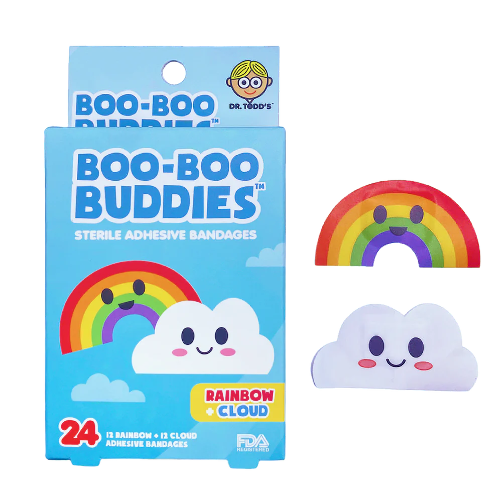 Rainbow and Cloud Bandages by Boo Boo Buddies