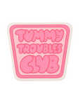 Tummy Troubles Club Vinyl Sticker by And Here We Are