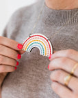 Rainbow Necklace Embroidery Board Kit by Cotton Clara