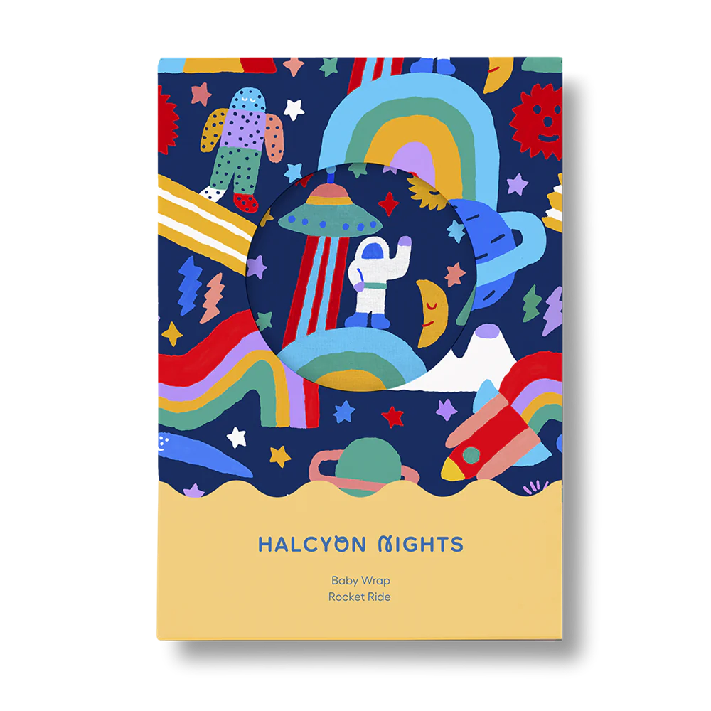 Rocket Ride Baby Wrap by Halcyon Nights