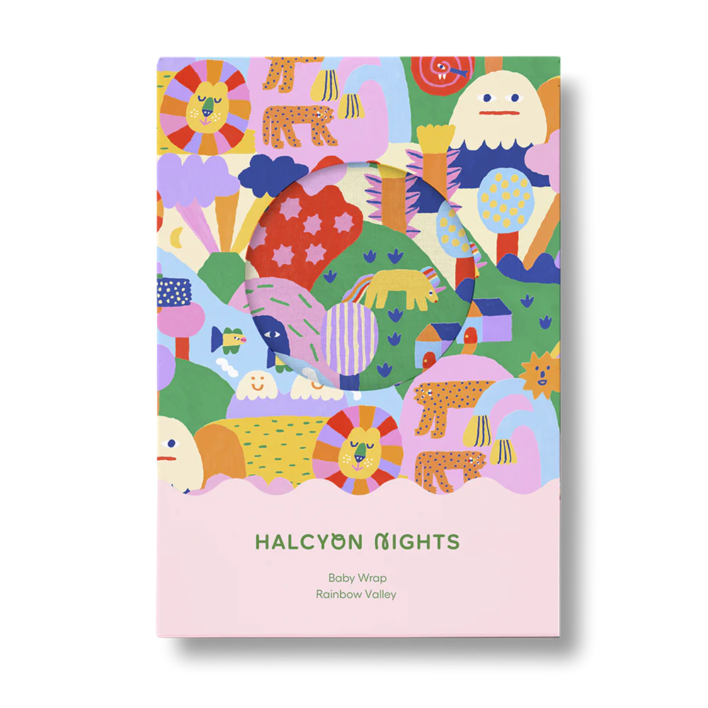Rainbow Valley Baby Wrap by Halcyon Nights