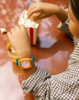 Circus Denim and Green Kids Watch