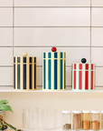 Stripe Canisters