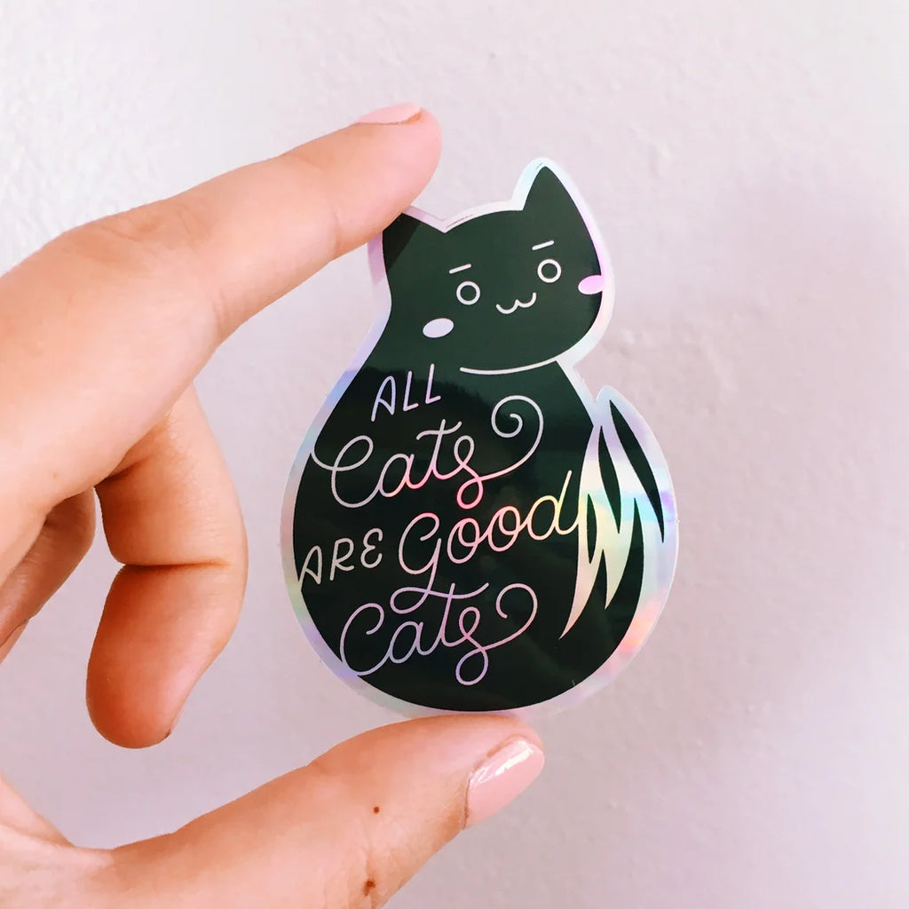 Good Cats Sticker by Ann Lettering