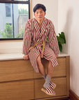 Caterpillar Stripe Bathrobe