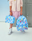 Charms Blue Check Rodgers Lunchbox