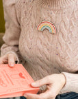 Rainbow Necklace Embroidery Board Kit by Cotton Clara