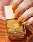 Mustard Nail Polish by Glam and Grace