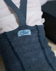 Footless Tights Steel Blue Blend by Silly Silas