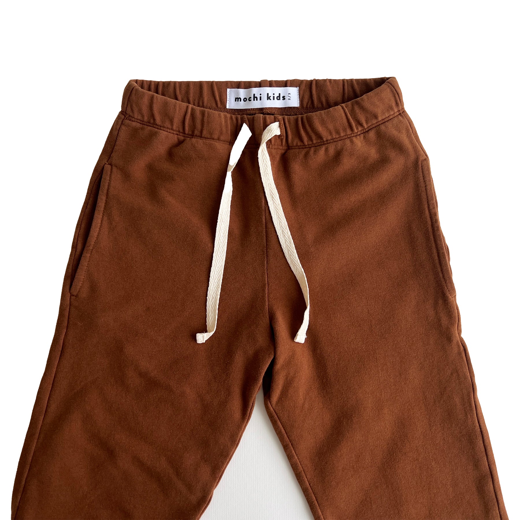 SALE Cocoa Dark Brown Kids Sweatpants by Mochi Kids