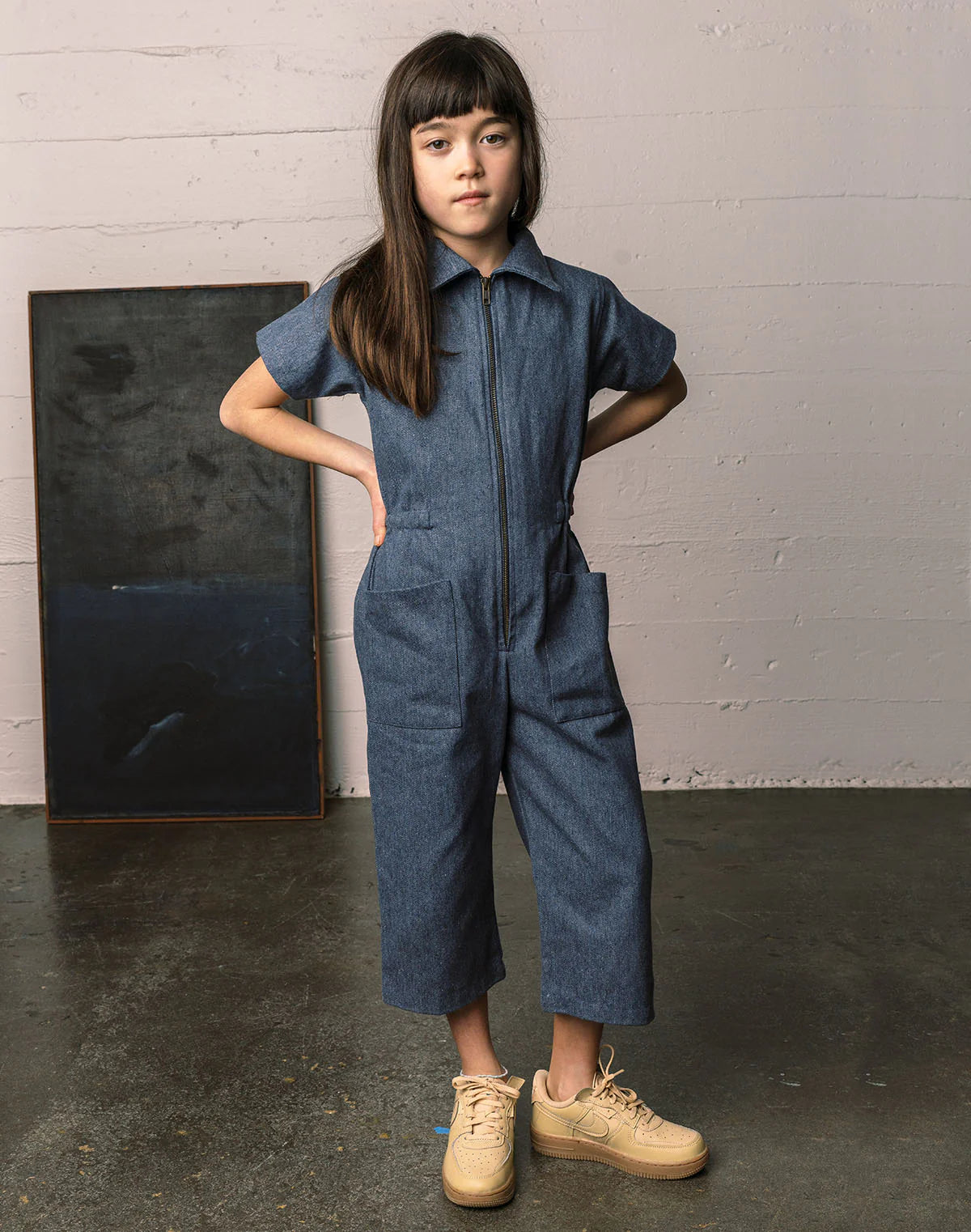 Denim Utility Suit – Mochi Kids