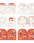Dogs Coloring Book + Stickers