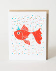 Goldfish Confetti Card