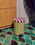 Firefly Stripe Bathroom Trash Bin