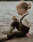 Seaweed Brown Hippy Footless Tights
