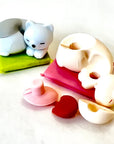 Cat & Mouse Eraser Set
