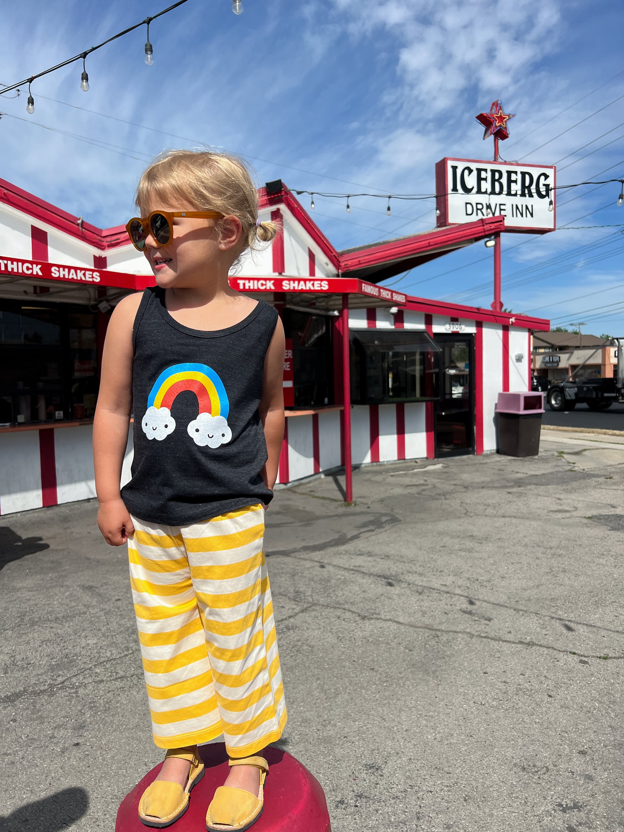 SALE Rainbow Baby + Kids Tank Top
