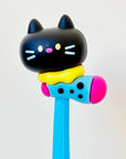 Black Cat Wiggle Gel Pen
