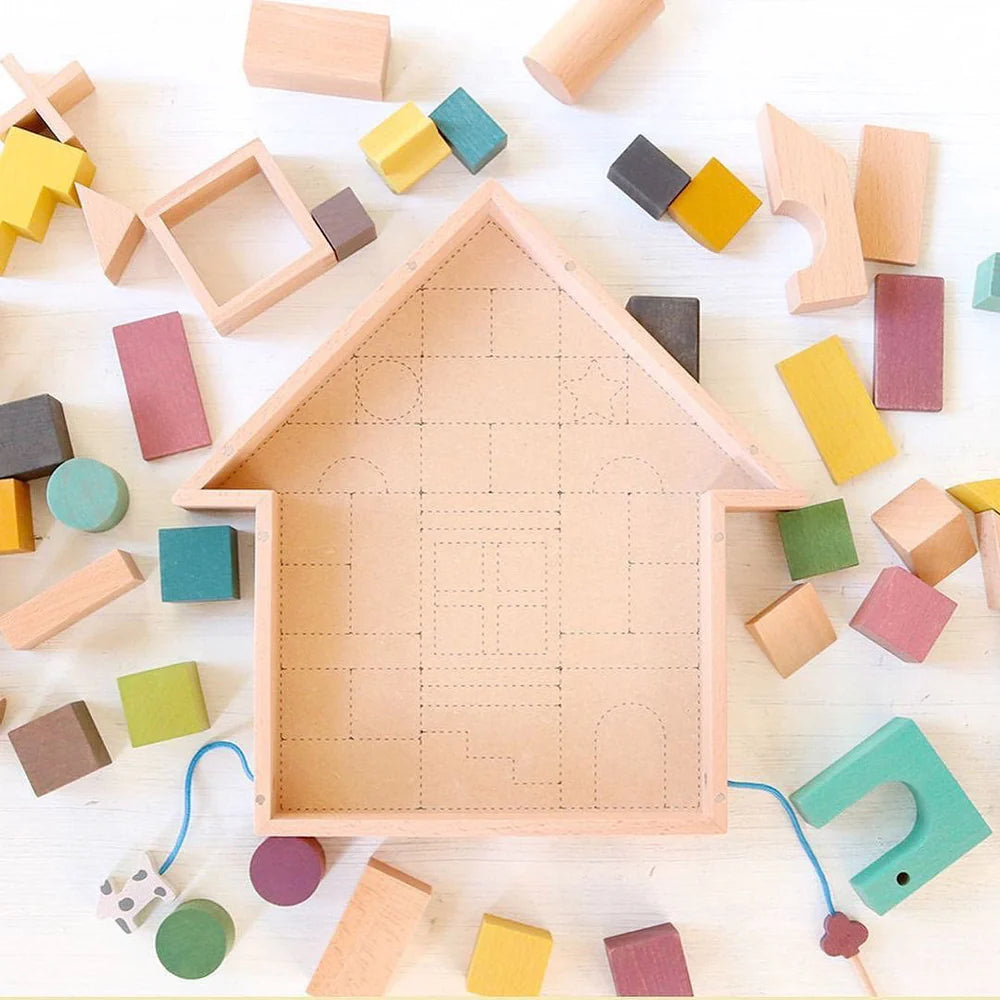 Tsumiki House Building Blocks by Kiko + gg – Mochi Kids