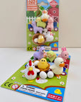 Chicken and Friends Eraser Set